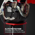thumbnail image 5 of Polisport Motocross Motorcycles (MX) Fortress Skid Plate for KTM EXC/SX 250/300 (2017-2019) & Husqvarna TE/TC 250/300 (2017-2019) Dirt Bikes - OEM Quality, Flexible, Durable & Perfect Fit - White, 5 of 9