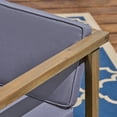 thumbnail image 2 of Newbury Outdoor Acacia Wood Club Chairs with Cushions, Set of 4, Gray, Dark Gray, 2 of 6