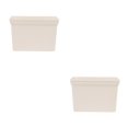 thumbnail image 2 of Cateissary Portalápices Caja de tiza conveniente Contenedores de sujeción Soportes de marcadores simples Contenedor de almacenamiento Caja de blanco Caja de tiza 2Conjunto, 2 of 6