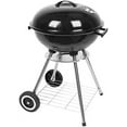 thumbnail image 2 of 18 Inch Portable Charcoal Grill Barbecue Grill with Wheels for Outdoor Courtyard Picnic Camping Tailgating BBQ Kettle$$Garden & Patio, 2 of 7