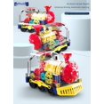 thumbnail image 2 of Kids' Electric Toy Train with Transparent Gears, Lights & Music - Universal Moving, Educational STEM Learning Toy for Toddlers 0-3 Years, Includes Screwdriver (R05 Model), Ideal for Hands-On Play &, 2 of 5