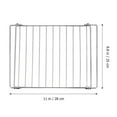 thumbnail image 2 of Miangastore 1Pc Telescopic Net Rack Practical Electric Oven Rack Stainless Steel Grill Mesh, 2 of 8