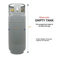 thumbnail image 4 of Flame King Empty Steel Forklift Propane Tank with Built-in Gauge, Rugged-Designed, 43.5 lbs, 4 of 7