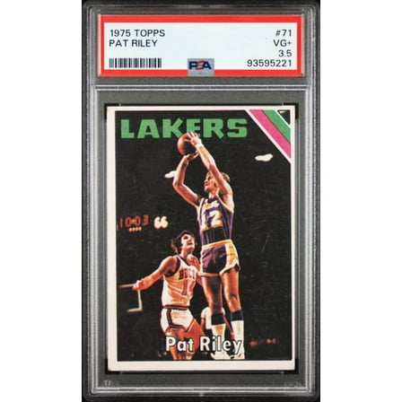 Graded 1975 Topps Pat Riley #71 Basketball Card PSA 3.5 Very Good  