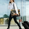 thumbnail image 5 of FORMRS Canvas Laptop Tote Bag for Women with 15.6" Computer Compartments Shoulder Handbag, Fish Pattern, 5 of 7