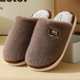 thumbnail image 3 of Zapatillas de algodón de felpa para el hogar de otoño e invierno, felpa con lazo de estilo nacional, fondo cómodo y suave, zapatillas cálidas de confinamiento para parejas, hombres y mujeres, 3 of 5