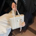 thumbnail image 4 of Versión coreana del bolso de cubo de moda ins para mujer, primavera y verano 2025, nuevo estilo nicho, simple, estilo extranjero, bolso de hombro de moda, bolso de mensajero, 4 of 5