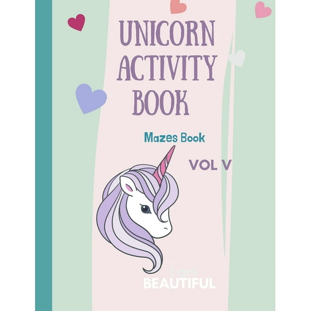 unicorn activity book mazes unicorn for kids unicorn maze activity book magical unicorn maze book for