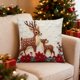thumbnail image 1 of Adornos navideños, regalos navideños, fundas de almohada navideñas, decoración de festivales, decoración de sofá, almohada de lino, funda de almohada de lino, 1 of 7