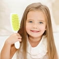 thumbnail image 2 of Cepillo de champú con mango largo para masaje del cuero cabelludo, 4 colores, cerdas de silicona suave, uso en seco o mojado, portátil, para mujeres, hombres y niños, cuidado del cabello, 2 of 3