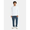 thumbnail image 3 of No Boundaries Cotton Oversized Tee with Long Sleeves, Men's & Big Men's, 3 of 5