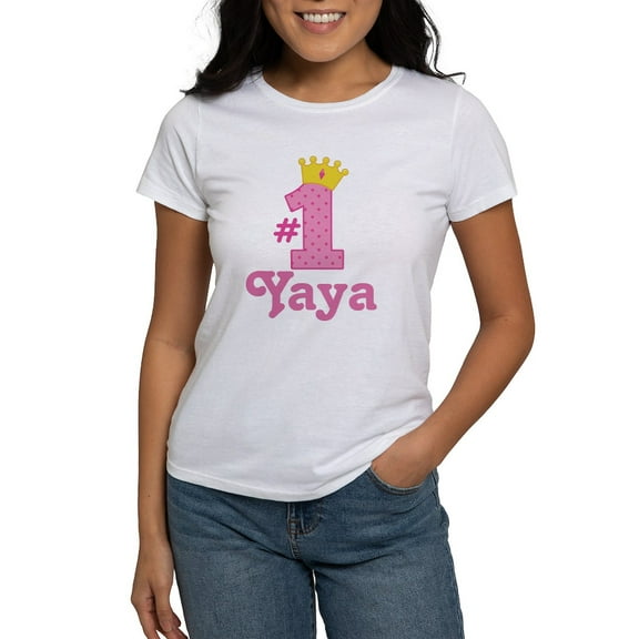 CafePress - Yaya (Number One) Women's T Shirt - Women's Classic T-Shirt
