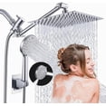 thumbnail image 1 of Regaderas para Baño de Lluvia de Alta Presión, Set de 10'' Cabeza de Ducha de Alta Presion, Regaderas para Baño con 5 Modos Regadera de Mano Brazo de Extensión de 12'' Soporte y Manguera etc, 1 of 7