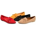 thumbnail image 6 of Brinley Co. Womens Bow and Tassel Accent Loafer Flat, 6 of 7