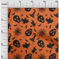 thumbnail image 2 of oneOone Velvet Rust Brown Fabric Halloween Diy Clothing Quilting Fabric Print Fabric By Yard 58 Inch Wide, 2 of 4