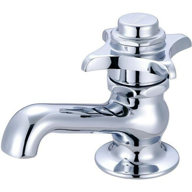Central Brass 0255-P Self-Close Single Handle Basin Faucet, Chrome