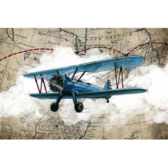 Biplane 1 Poster Print by Graphinc Studio, 12 x 18 - Small