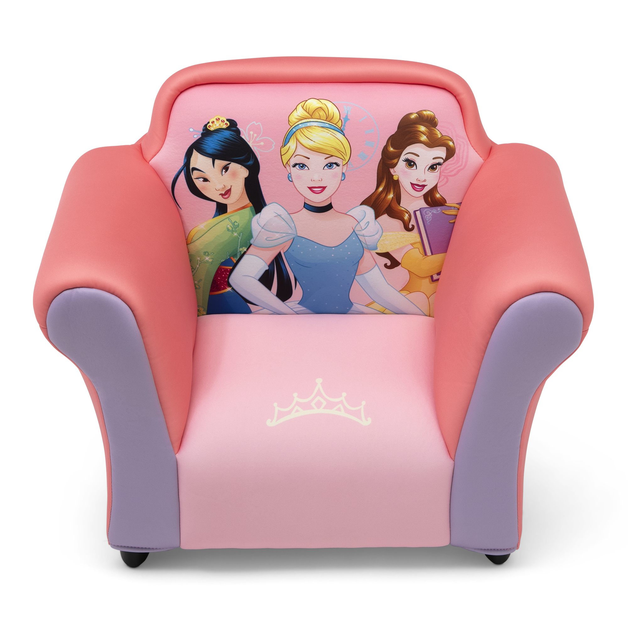 Disney Princess Upholstered Chair with Sculpted Plastic Frame by Delta ...