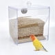 thumbnail image 2 of Comedero automático para pájaros, jaula para loros, dispensador de alimentos, , ligero, 850ml, comedero transparente para pájaros,, 2 of 9