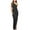 Black, variant on Qulqfy Sleeveless Dresses for Women Wedding Guest Square Neck High Waisted Maxi One Shoulder Split Casual Wrap Open Back Corset Long Dress Black