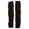 thumbnail image 2 of 2 unids invierno espesado medias calcetines de pierna calentadores de pierna de peluche caliente para al aire libre (café), 2 of 4