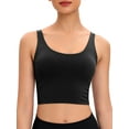 thumbnail image 4 of KingShop Sports Bra For Women Back Strappy Yoga Bra Sexy Backless Lingerie Bra Top Fitness Excercise Running Tank Top with Removable Pads, 4 of 7