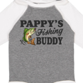 thumbnail image 4 of Inktastic Pappy's Fishing Buddy Boys Long Sleeve Baby Bodysuit, 4 of 5