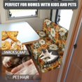 thumbnail image 5 of Uorisanigo RV Dinette Cushion Covers Booth Set Replacement Sunflower Daisy Couch Cushion Slipcovers Camper Seat Cover 2 Piece Washable RV Bench Seat Covers for Dinette, 5 of 7
