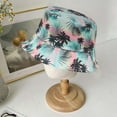thumbnail image 4 of dianhelloya Bucket Hats Summer Fisherman Hat Floral Print Deep Double-sided Vintage Unisex Sunscreen Portable Rich Colors Summer Sun Hat Headwear, 4 of 5