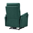 thumbnail image 3 of Spaco Electric Recliner Chair, Swivel Push Back Recliner for Living Room, Bed Room, Anti-Slip Fitted Furniture Protector, Green, 3 of 5