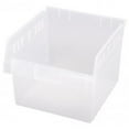 thumbnail image 1 of Clear Plastic Storage Bins - 17.88 x 4.38 x 8 in., 1 of 1
