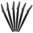 thumbnail image 1 of Maquinilla de afeitar para cejas JHZMCRX negra, 6 unidades para mujeres y hombres con funda, 1 of 7
