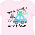thumbnail image 4 of Inktastic Book My Reservation I'm Going to Nana and Papa's Boys or Girls Toddler T-Shirt, 4 of 5