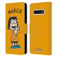 thumbnail image 1 of Head Case Designs Officially Licensed Peanuts Characters Marcie Leather Book Wallet Case Cover Compatible with Samsung Samsung Galaxy S10, 1 of 6