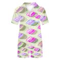thumbnail image 4 of Qiopertar Liquidation à Moins de 5$ Blouse Décontractée Imprimée Col Rabattu Manches Courtes Mode Short Ensemble Pyjama Grandes Économies de Vacances!, 4 of 4