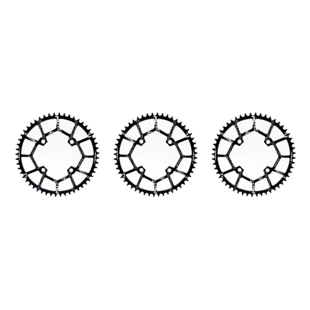 VONKY 1/2/3/5 Vélo 104BCD Roue à Chaîne Ronde Pièces d'Anneau Noir 52T 3PCS