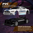 thumbnail image 3 of Drift Car De 2,4 Ghz, 1:24 A 20 Km/h, 4wd Con Luces Y Ruedas Xtellar azul, 3 of 4