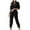 Black, variant on Scyoekwg Womens Suits Blazer and Pants Business Office Work 2 Piece Sets Long Sleeve Coat Suit Pants Matching Outfits Casual Two Piece Set Fashion Lounge Set (Black,XL)