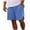 Blue, variant on Kvture Cotton Linen Athletic Shorts for Men Elastic Drawstring Workout Shorts with Pockets Solid Color Side Zipper Gym Shorts Khaki S