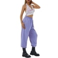 thumbnail image 5 of Inevnen Women's Cinch Bottom Sweatpants with Pockets Athletic Jogger Pants Baggy Lounge Workout Active, 5 of 9