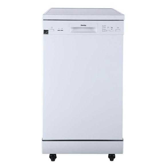Danby DDW1805EWP 18" Wide Portable Dishwasher in White