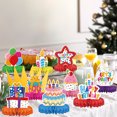 thumbnail image 6 of Happy Birthday Decorations Set - Colorful Birthday Themed Honeycomb Centerpiece, Table Decoration for Kids' Birthday Party Supplies, 6 of 8