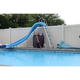 thumbnail image 3 of Essentially Yours Bac de Rangement pour Piscine Roulant Grand 24 Pouces"x 24 Pouces"x 42 Pouces" Maille Bleue/blanc PVC, 3 of 5