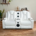thumbnail image 3 of Deluxe Chicago Power Reclining Loveseat with LED, Bluetooth & USB Charging, 3 of 10