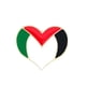thumbnail image 1 of Clearance!Maojin Broche con forma de bandera de Palestina,insignia de Metal,accesorios de ropa,insignia, 1 of 6