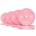 thumbnail image 1 of Synergee Bumper Plates – Durable Olympic Weight Plates, Low-Bounce Rubber for Strength Training, Powerlifting, and Functional Workouts., 1 of 6