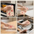 thumbnail image 5 of 4 Pcs Pioneer Flower Floral Print Pattern Kitchen Towels, Funny Microfiber Dish Towel Set, 18" X 26" Tea Towels, 5 of 6