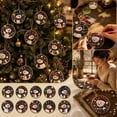 thumbnail image 6 of 12 Pack Snowman Diamond Painting Christmas Ornaments, Wooden DIY Rhinestone Hanging Pendant Kit, Snowman‑Themed Hand‑Made Craft for Xmas Tree Decoration Holiday Gift, 6 of 7