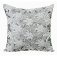 thumbnail image 1 of 22x22 inch (55x55 cm) Cushion Cover, Grey Throw Pillow Cover, Crochet Net Fabric Sparkly Sequins Pillow Cover, Silk Square Pillow case, Floral, Victorian, French - Diamond Girl, 1 of 3