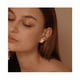 thumbnail image 4 of Pendientes Xtellar Aretes Flor Dorada Con Zirconia, 4 of 4